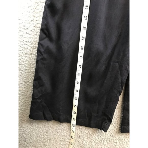 New Sonoma Solid Drawstring Waist Wide Leg Crop Pants Jumpsuit Small - Picture 6 of 8